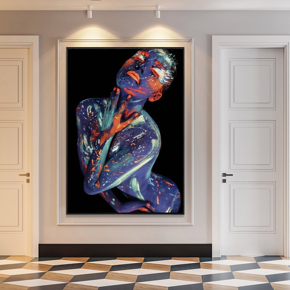 Living Room Decorated Canvas Painting
