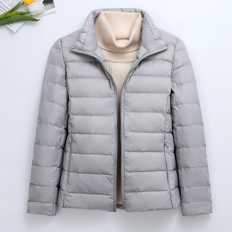 Lightweight Ultra-thin Stand-collar Hooded Slim-fit Jacket
