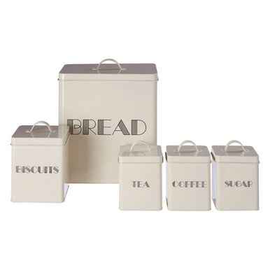 Easton 5 Piece Cream Kitchen Storage Set