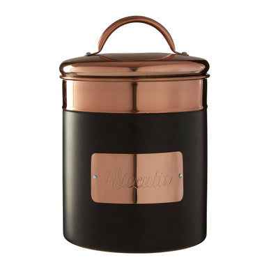 Prescott Charcoal And Copper Biscuit Canister