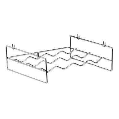 4 Bottles Chrome Wine Rack With Side Handles