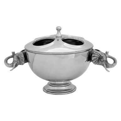 4 Bottles Elephant Wine Cooler With Lid