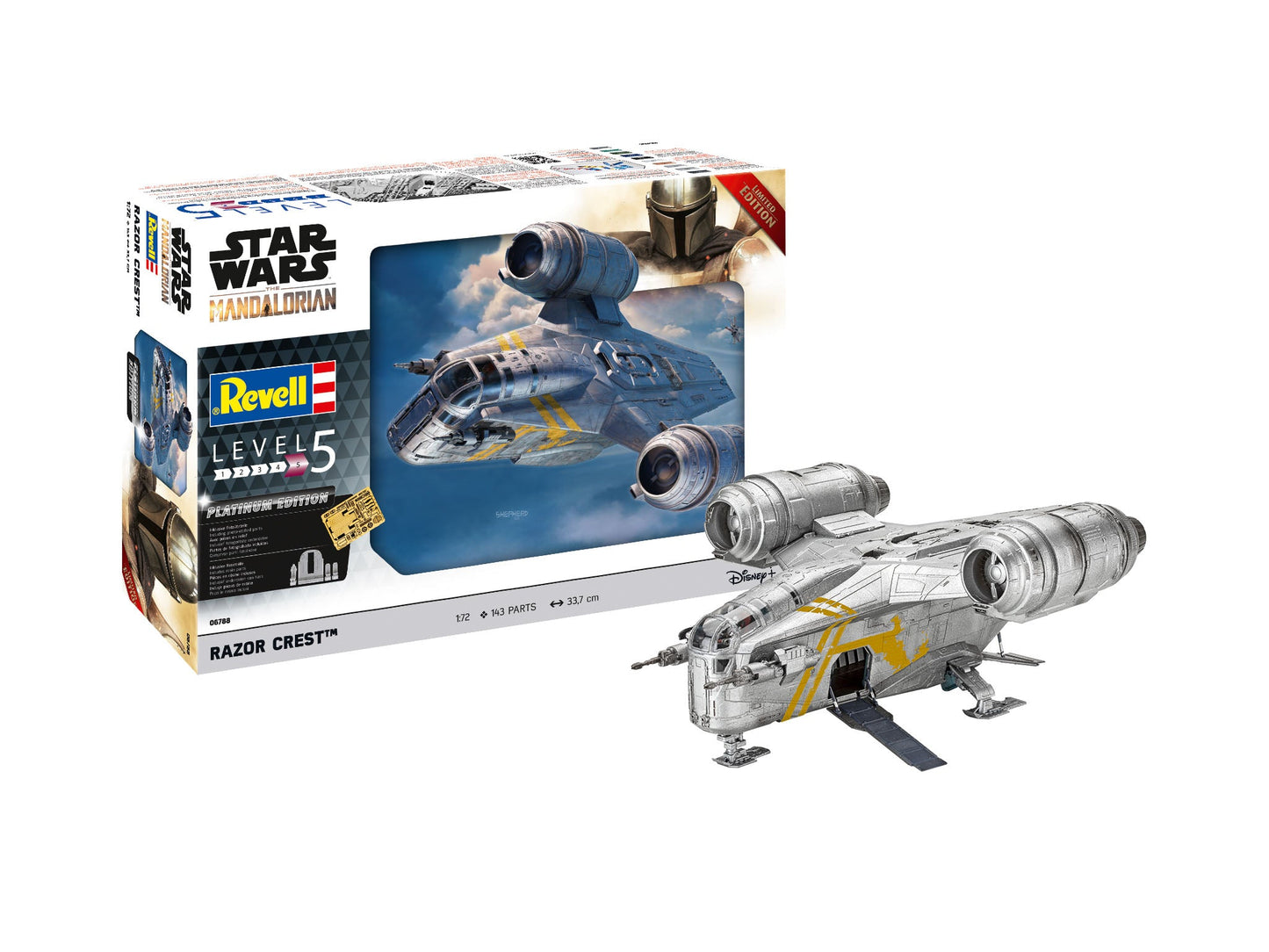 Revell Star Wars Razor Crest™: The Mandalorian "Platinum Edition" (Glue Kit)