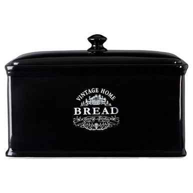 Vintage Home Black Bread Crock