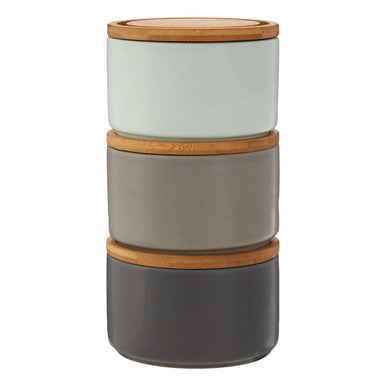 Fenwick Set Of Three Stacking Canisters