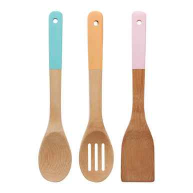 Aleki 3Pc Bamboo Kitchen Utensil Set
