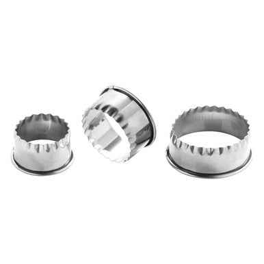 3Pc Pastry Cutter Set