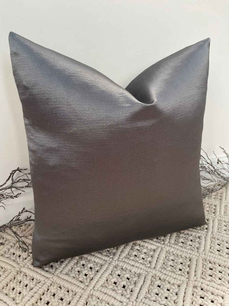 The Couture Cushion - The Charcoal Laura - Style No. 101
