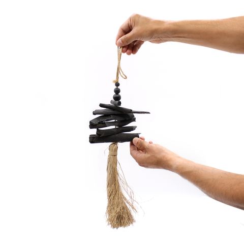 Hanging Driftwood Tassel 42cm