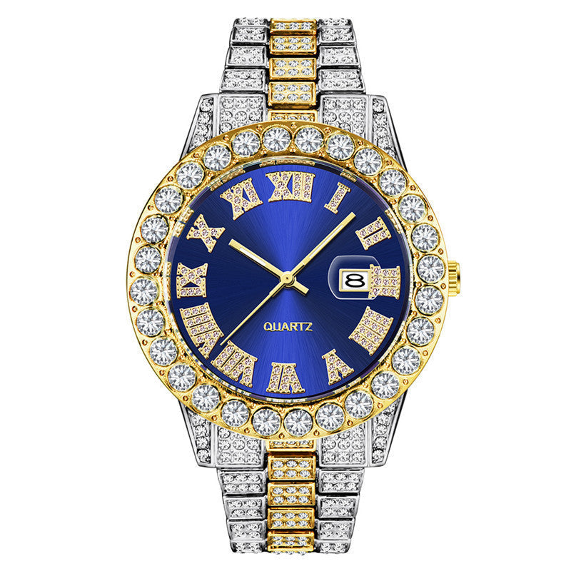 Men's Fashion Personality Affordable Luxury Alloy Watch