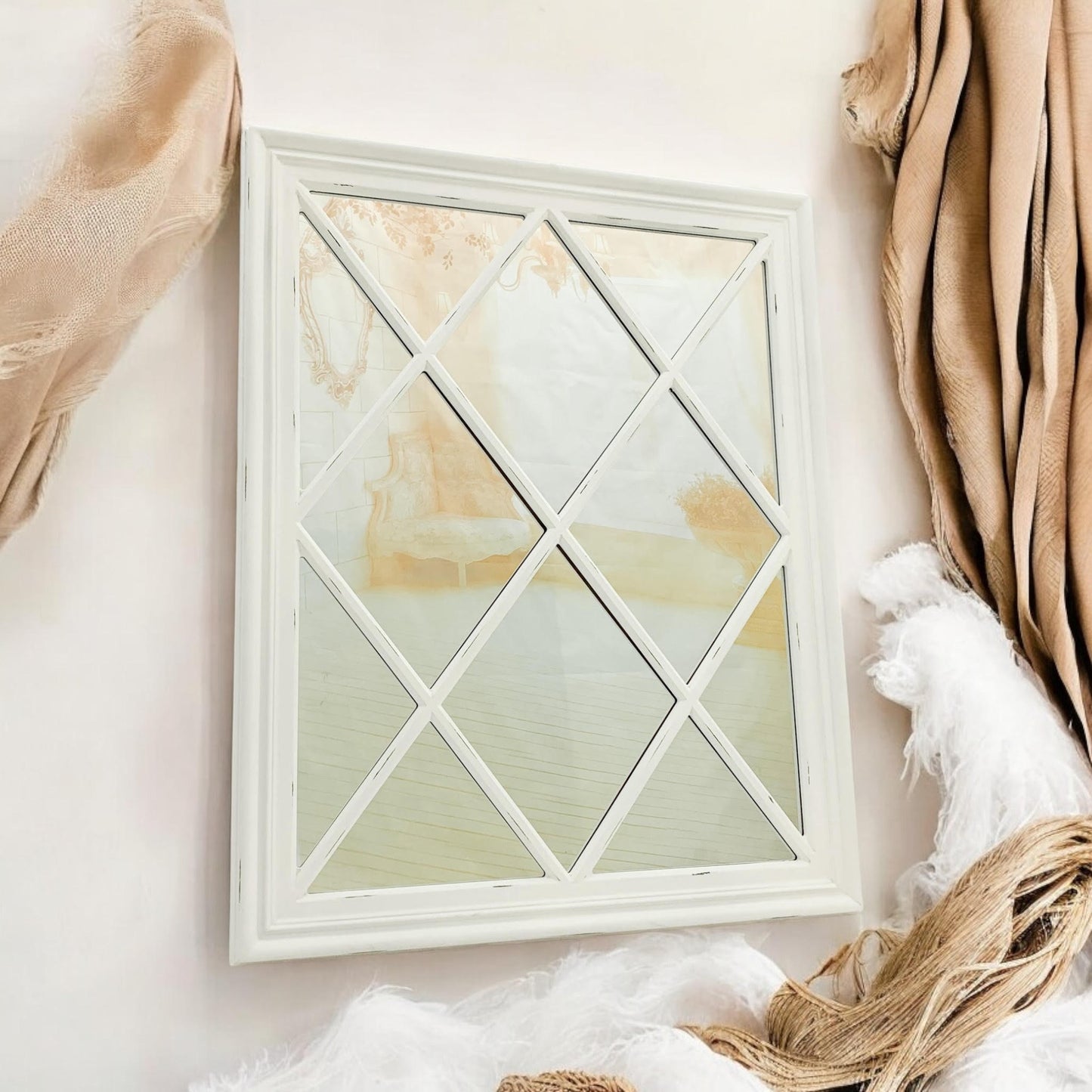 80 X 100CM WHITE MIRROR