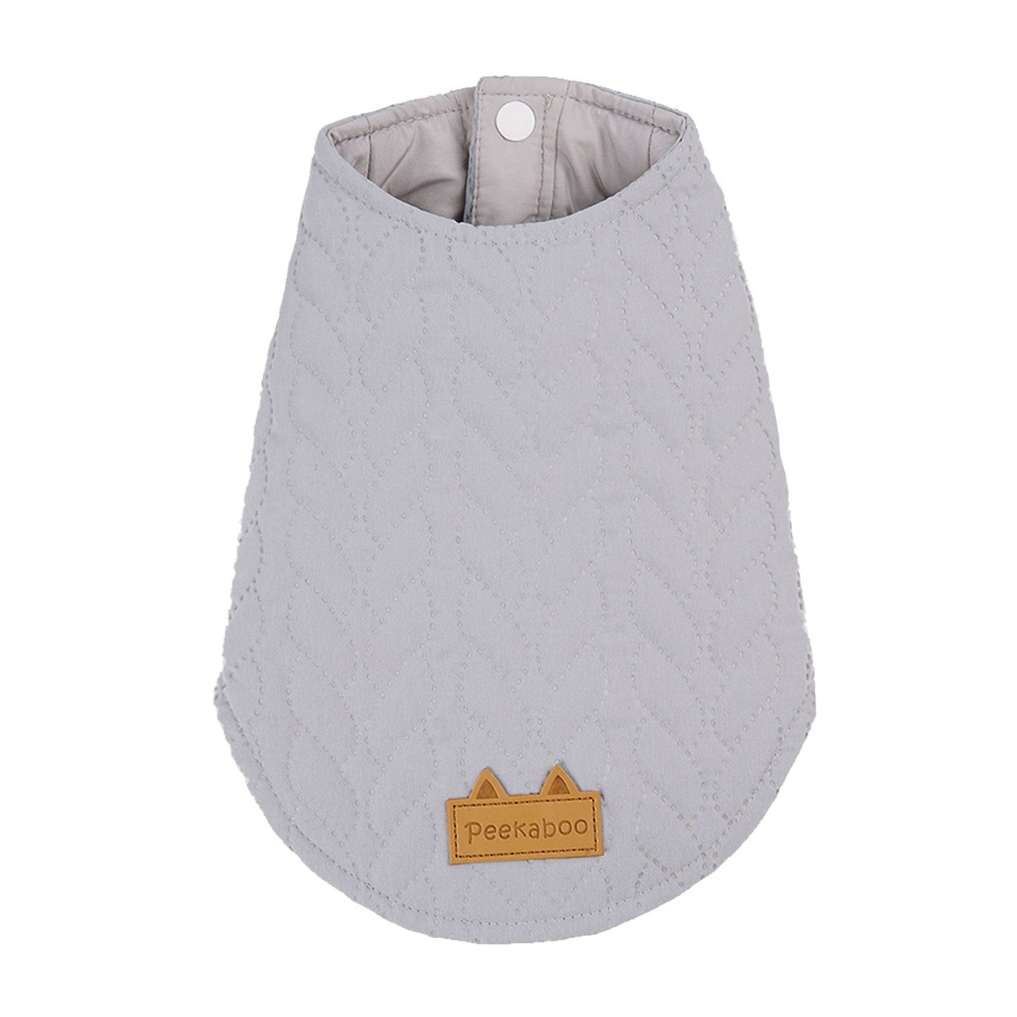 Autumn And Winter Warm Jacquard Button Two-piece Cotton Padded Clothes
