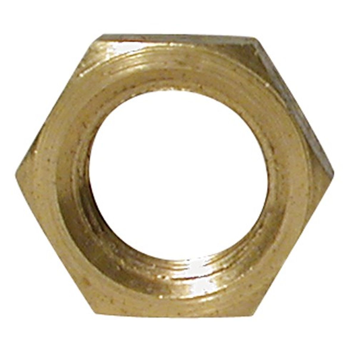 AG Brass Hexagonal Lock Nut (Lightweight / 1/4" BSP Female) 1-19741