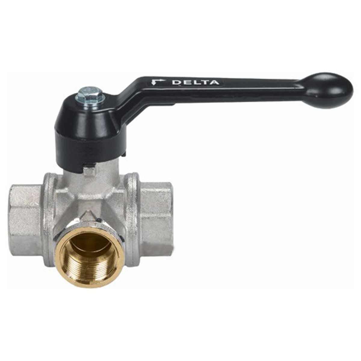 AG Brass Full Bore L-Port Ball Valve LP (1-1/2" BSP) 1-71815
