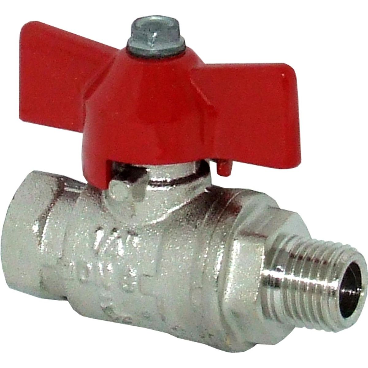 AG Brass Tee Handle Ball Valve (Male-Female / 3/4" BSP) 1-75320