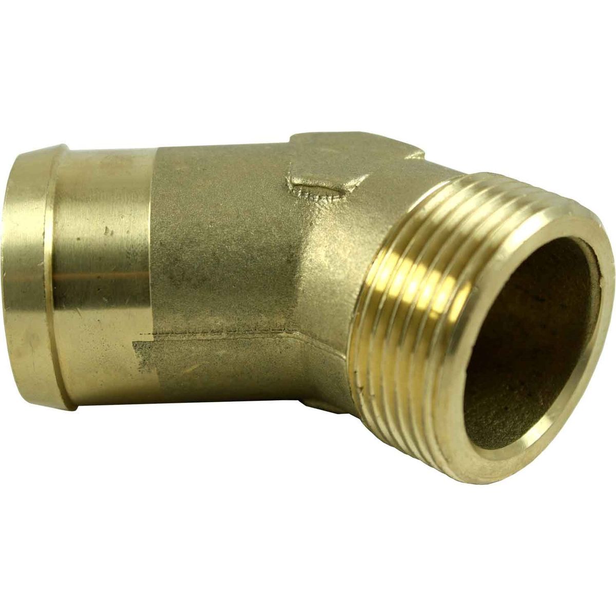 AG DZR 45 Degree Hose Tail (3/4" BSP Male to 25mm Hose) 1-76812