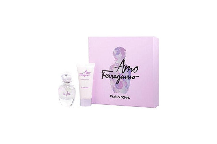 Salvatore Ferragamo Amo Ferragamo Flowerful Gift Set 50ml EDT Spray + 100ml Body Lotion