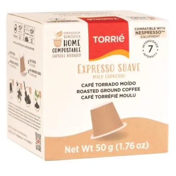 100% Home Compostable Nespresso Compatible Suave Mild Coffee 60 Capsules