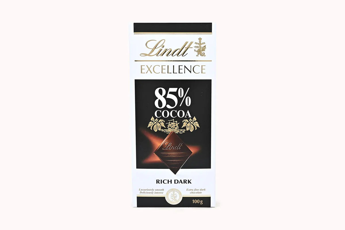 8 x Lindt Excellence 85% - 100GM