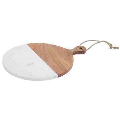Monzaro Small Marble And Acacia Wood Paddle Board