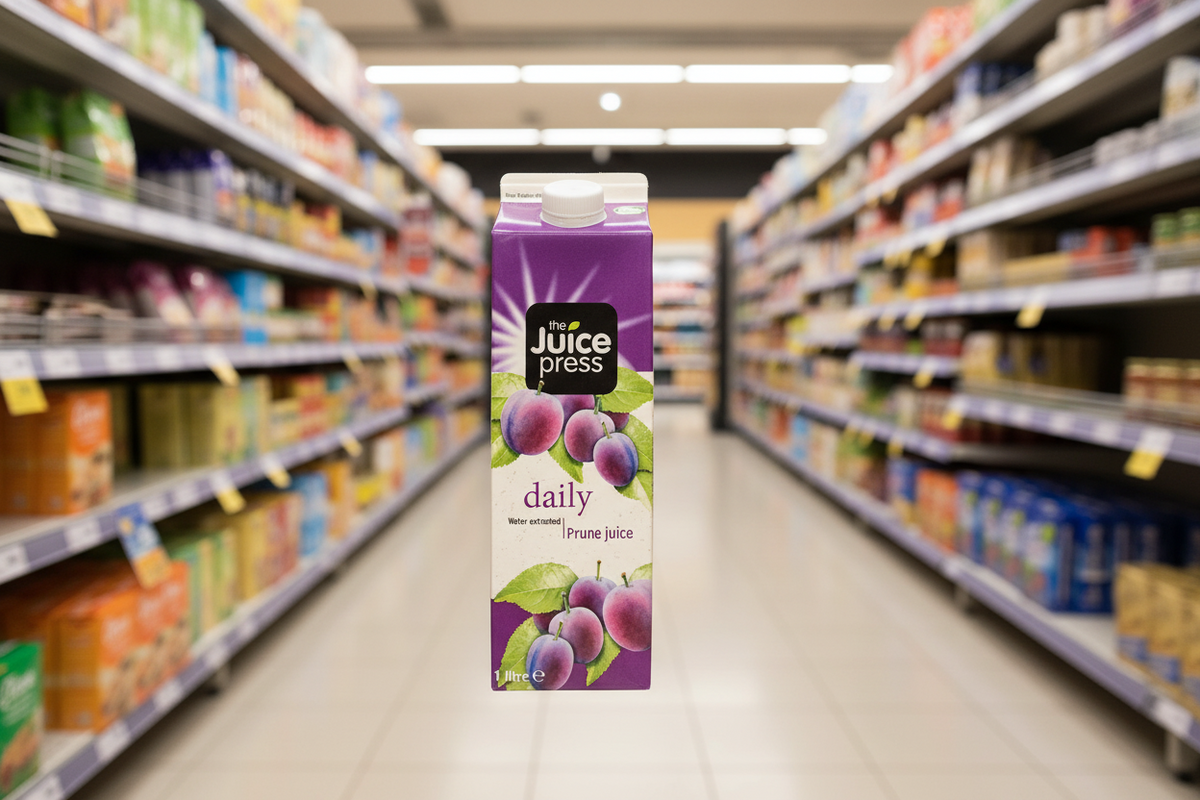 The Juice Press Daily Water Extracted Prune Juice 1 Litre