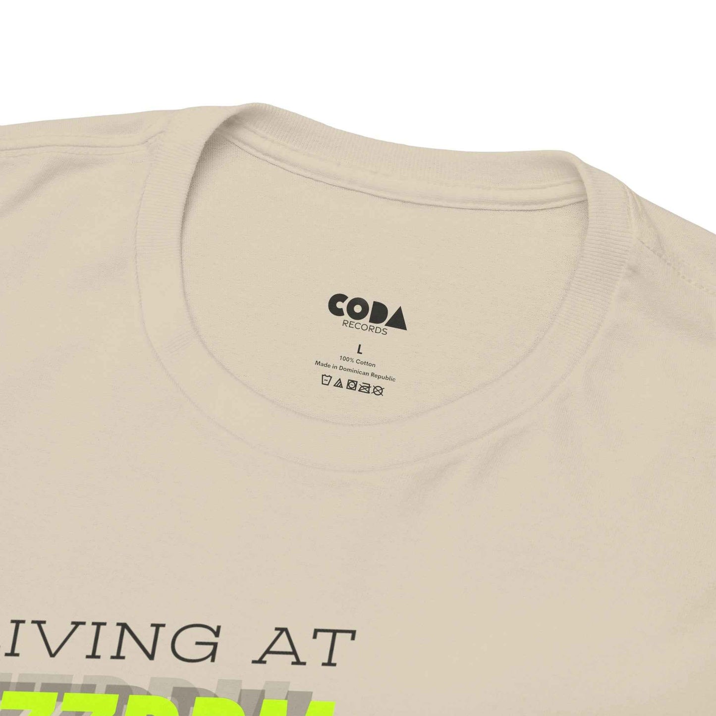 'Living at 33rpm' Flouro Men's T-Shirt