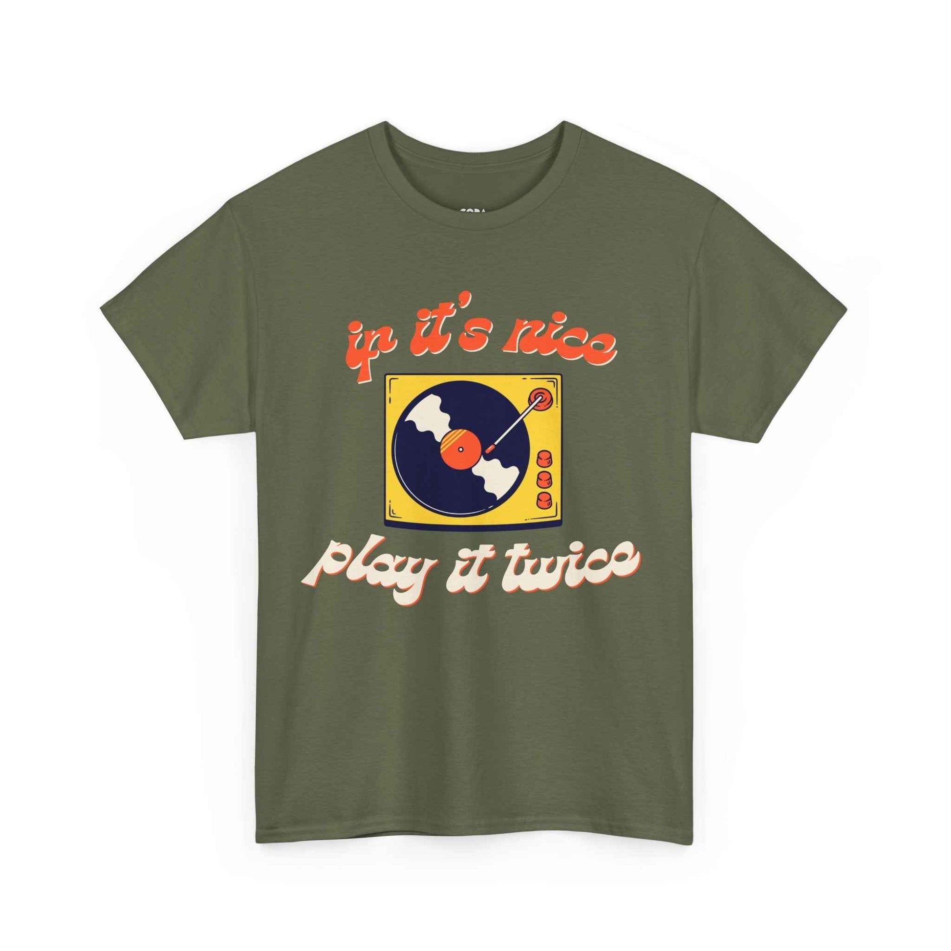 'If It’s Nice, Play It Twice' Vinyl T-Shirt