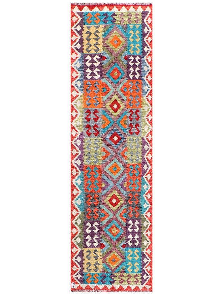 Maimana Afghanistan Kilim Runner - 281 x 81 cm