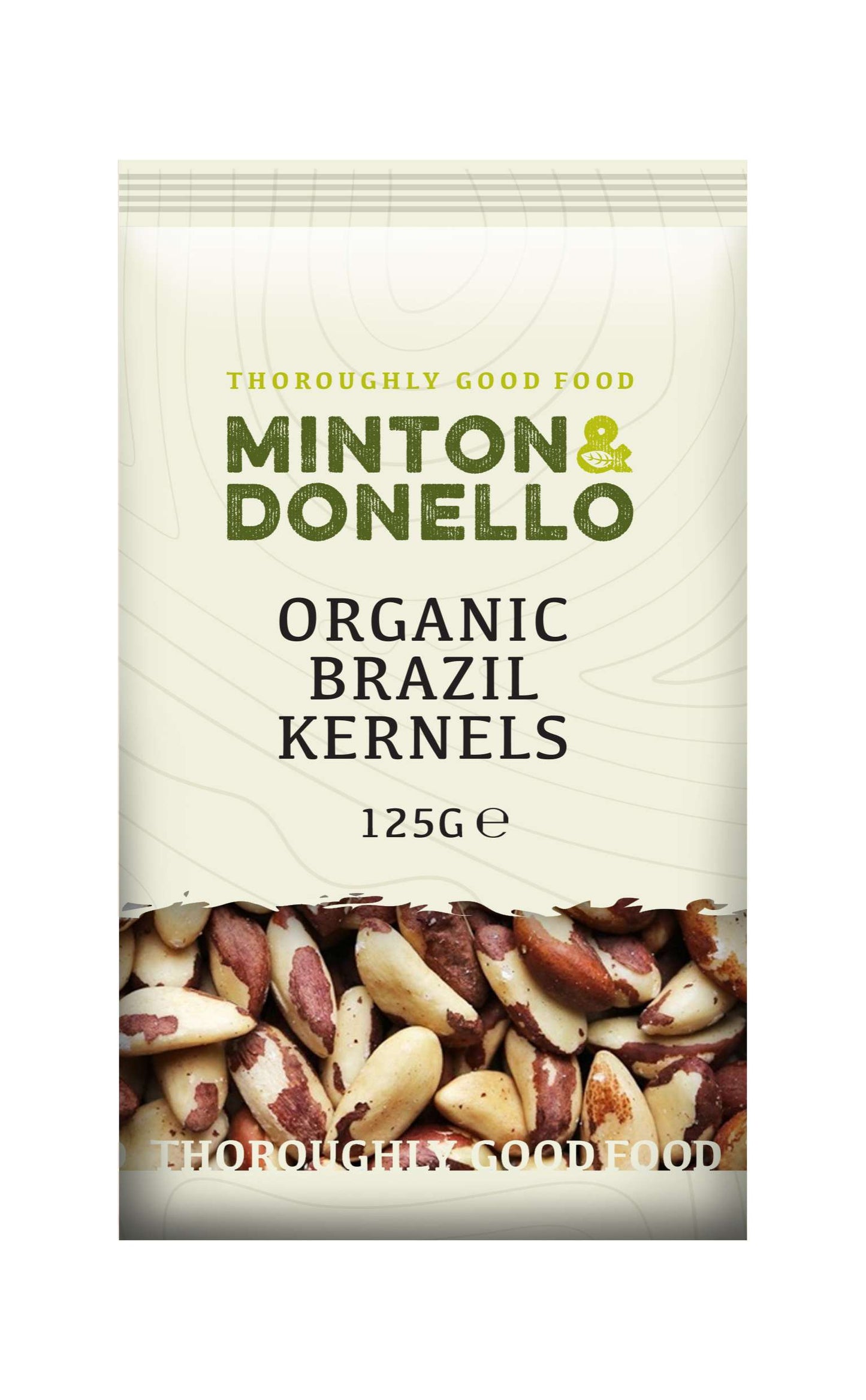6 x Minton & Donello Organic Brazil Kernels - 125g