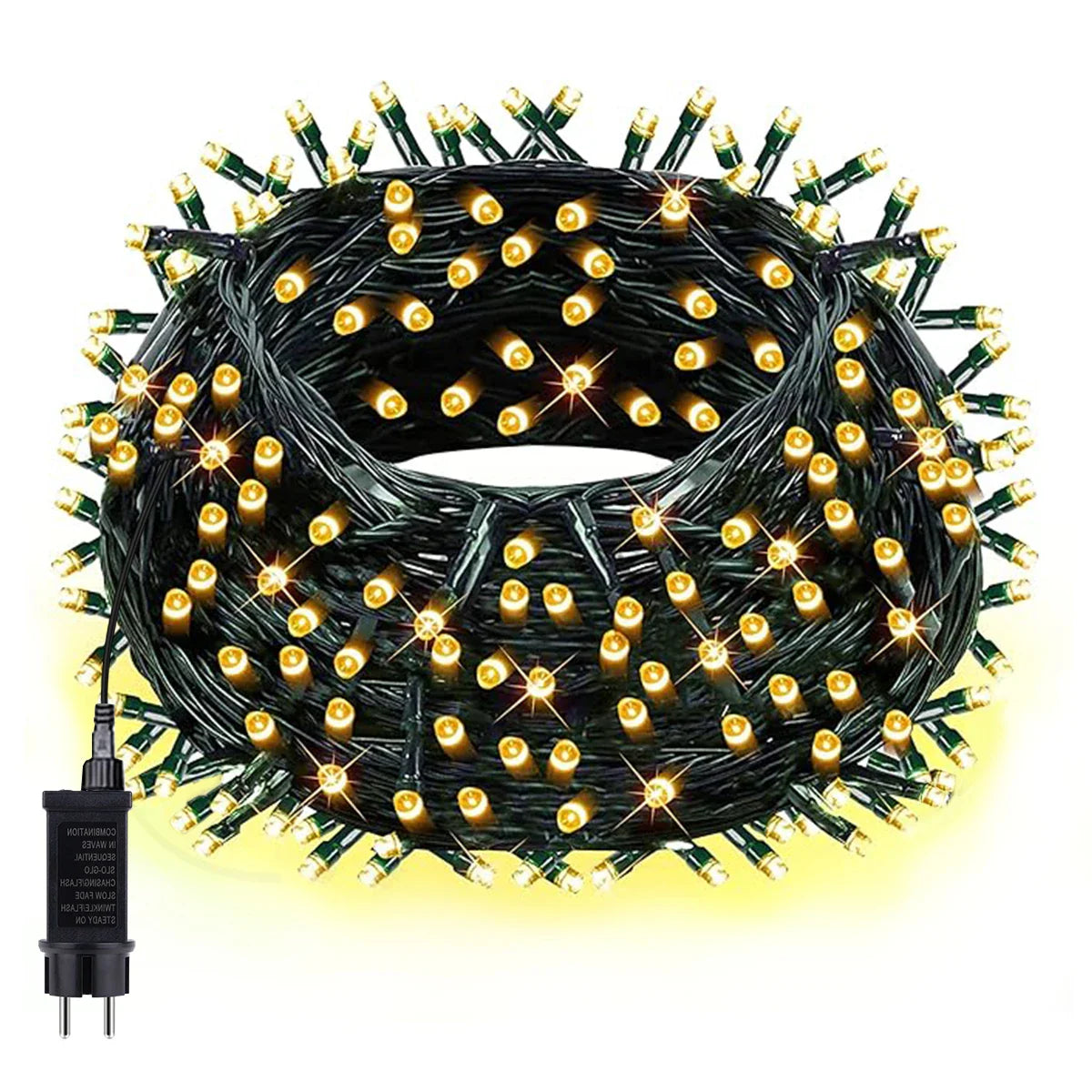 10M-100M Fairy Lights LED String Garland Christmas Light Waterproof Outdoor
