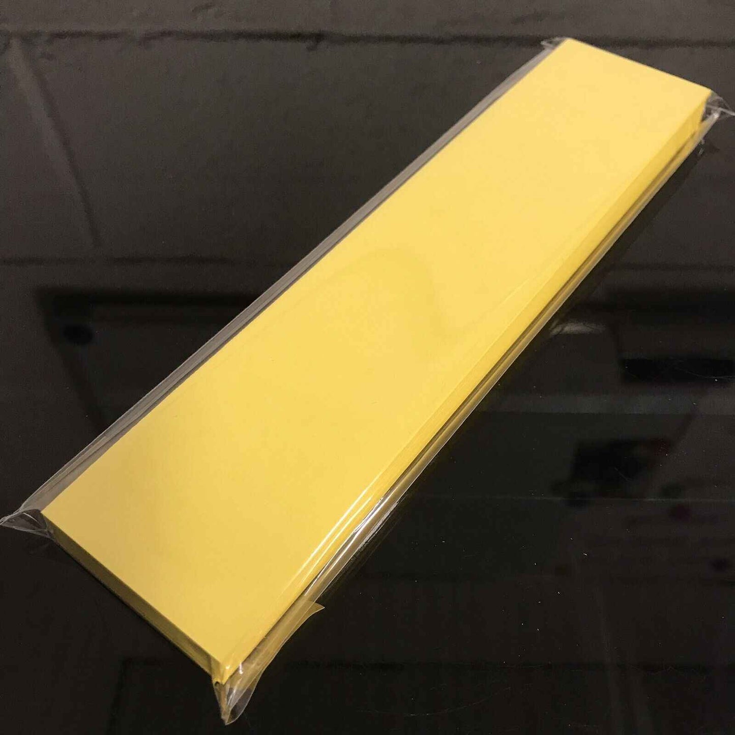 40 Yellow Card Bookmark Blanks. 210mm x 44mm, 250gsm. Crafts DIY Making