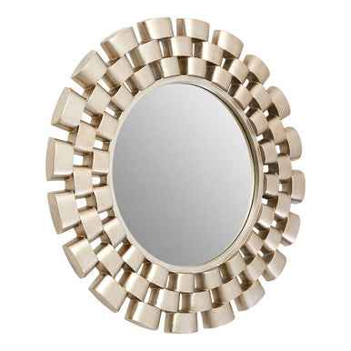 Tia Champagne Chain Design Wall Mirror