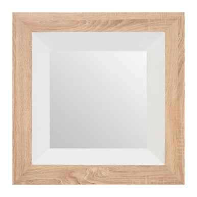 Roxy White Gloss Wood Wall Mirror