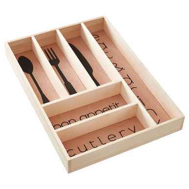 Bessan Wooden Modern Design Cutlery Tray