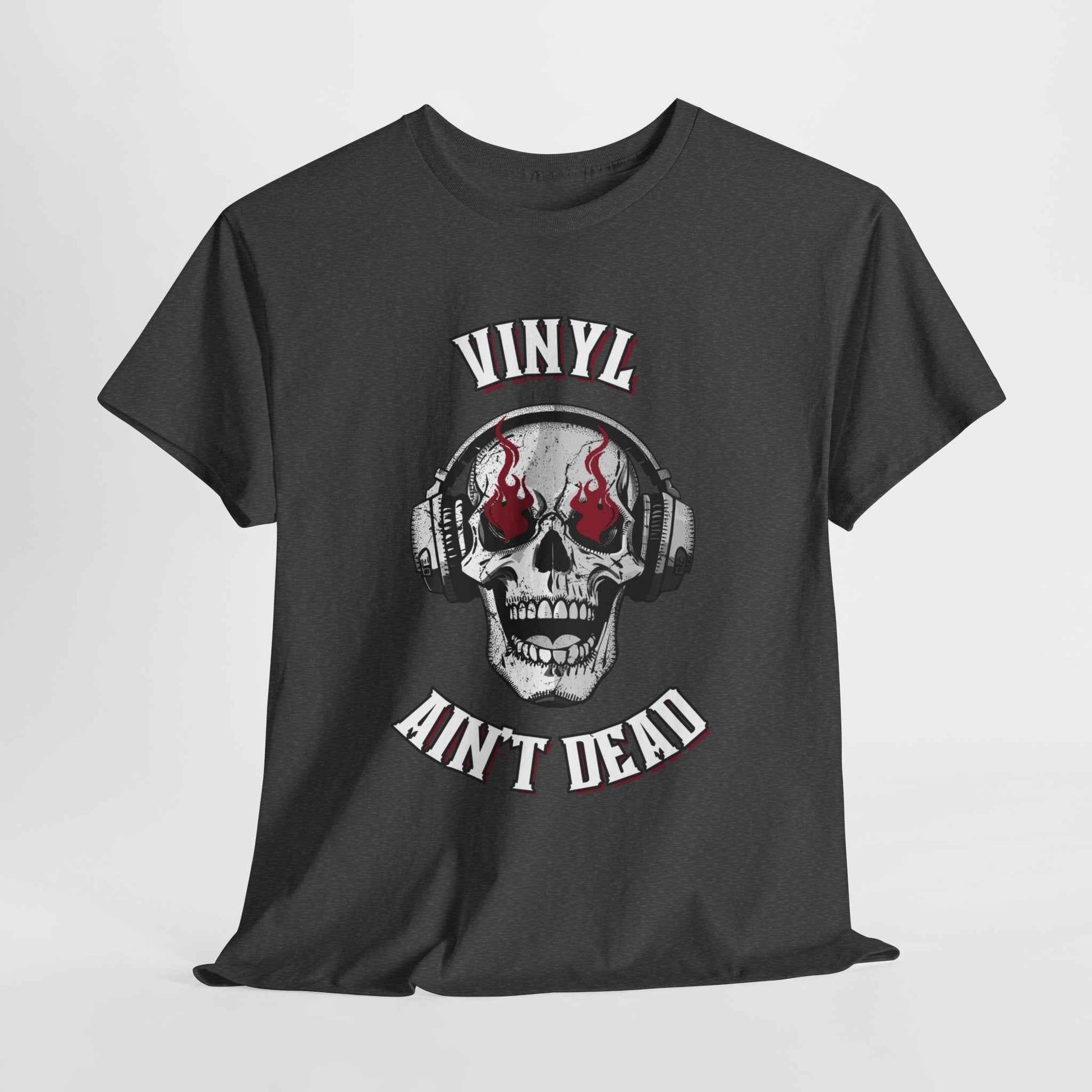 'Vinyl Ain't Dead' Skull Men's T-Shirt