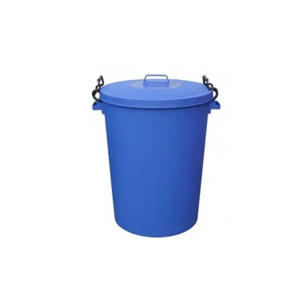 110L Clip Bin with Lid Blue