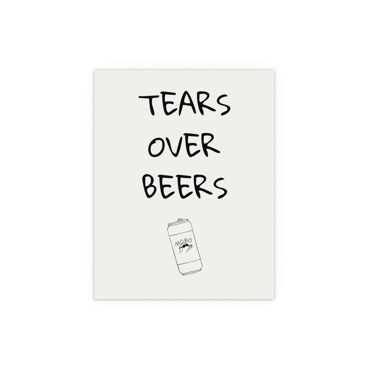 Modern Baseball - Tears Over Beers Print