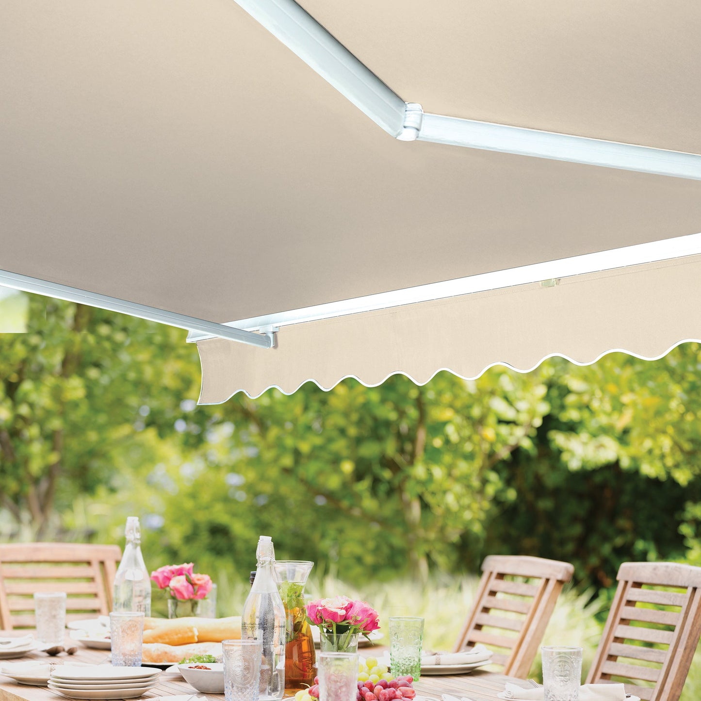 Greenhurst Easy Fit Balmarol Patio Awning | 2.5m, 3m & 3.5m