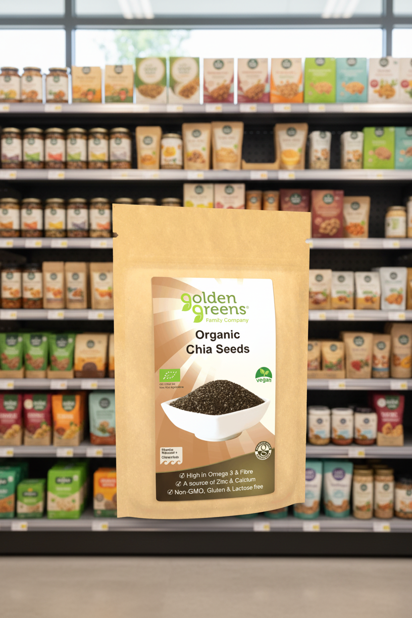 Golden Greens Organic Chia Seeds - 250g