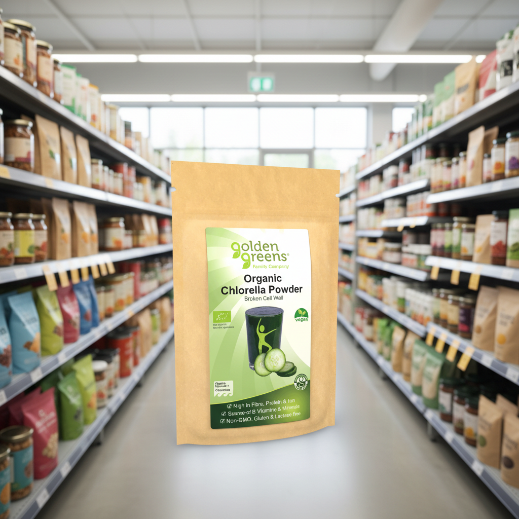 Golden Greens Organic Chlorella Powder - 100g