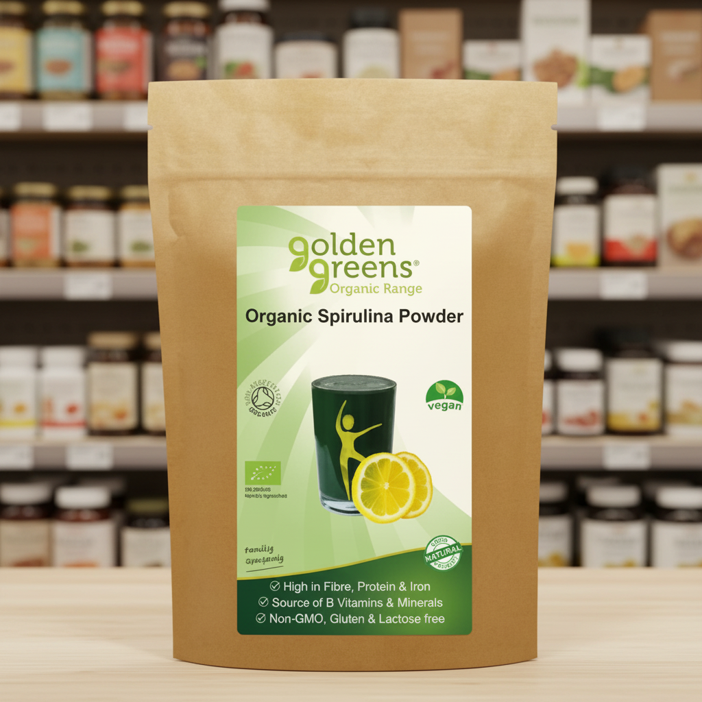 Golden Greens Organic Spirulina Powder Large - 200g