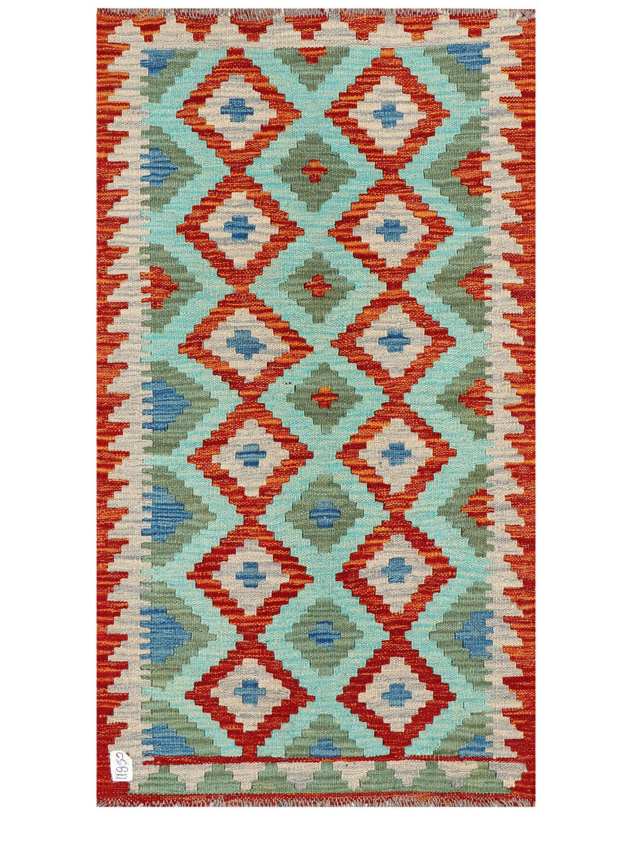 Maimana Afghanistan Kilim Rug - 124 x 71 cm