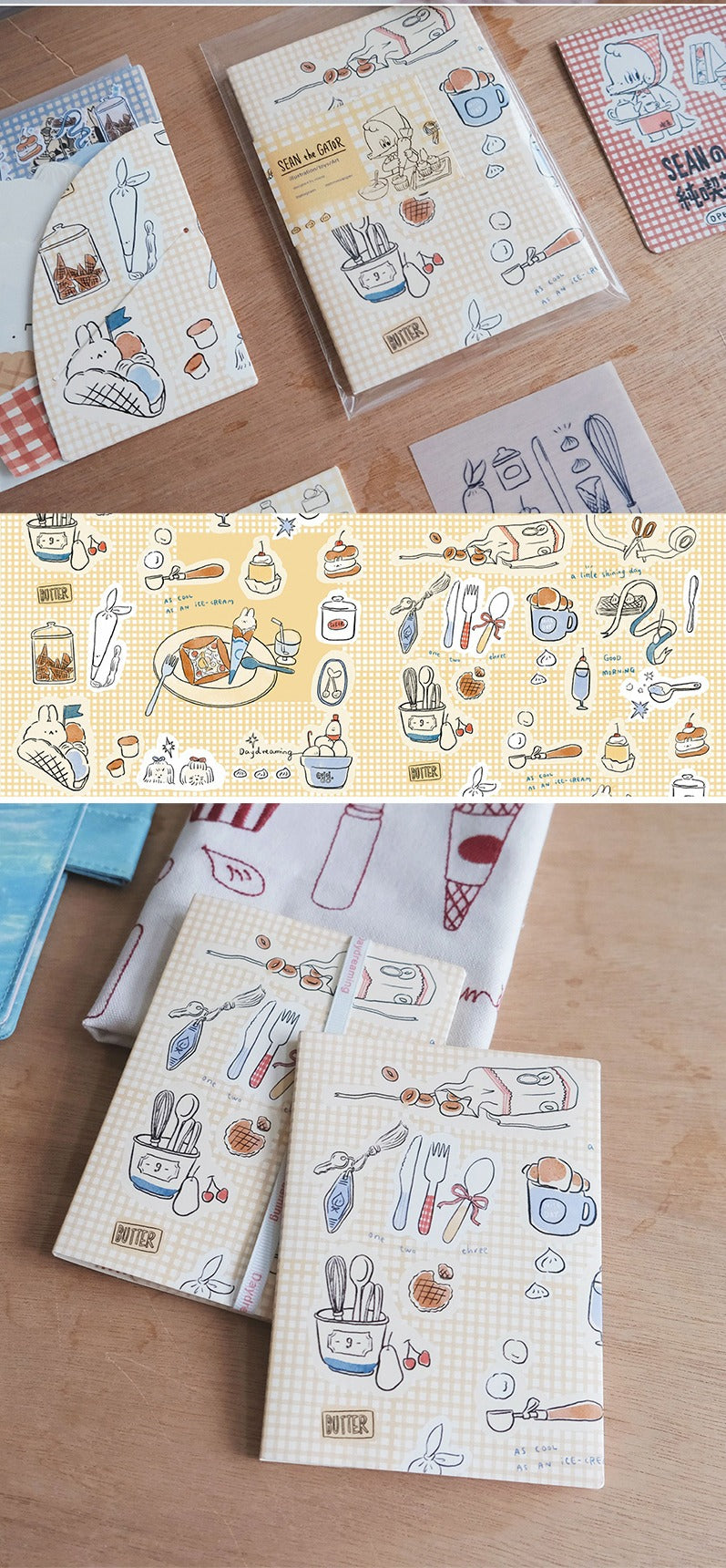 A Gator Life | Cream Bunny Journal Material Pack