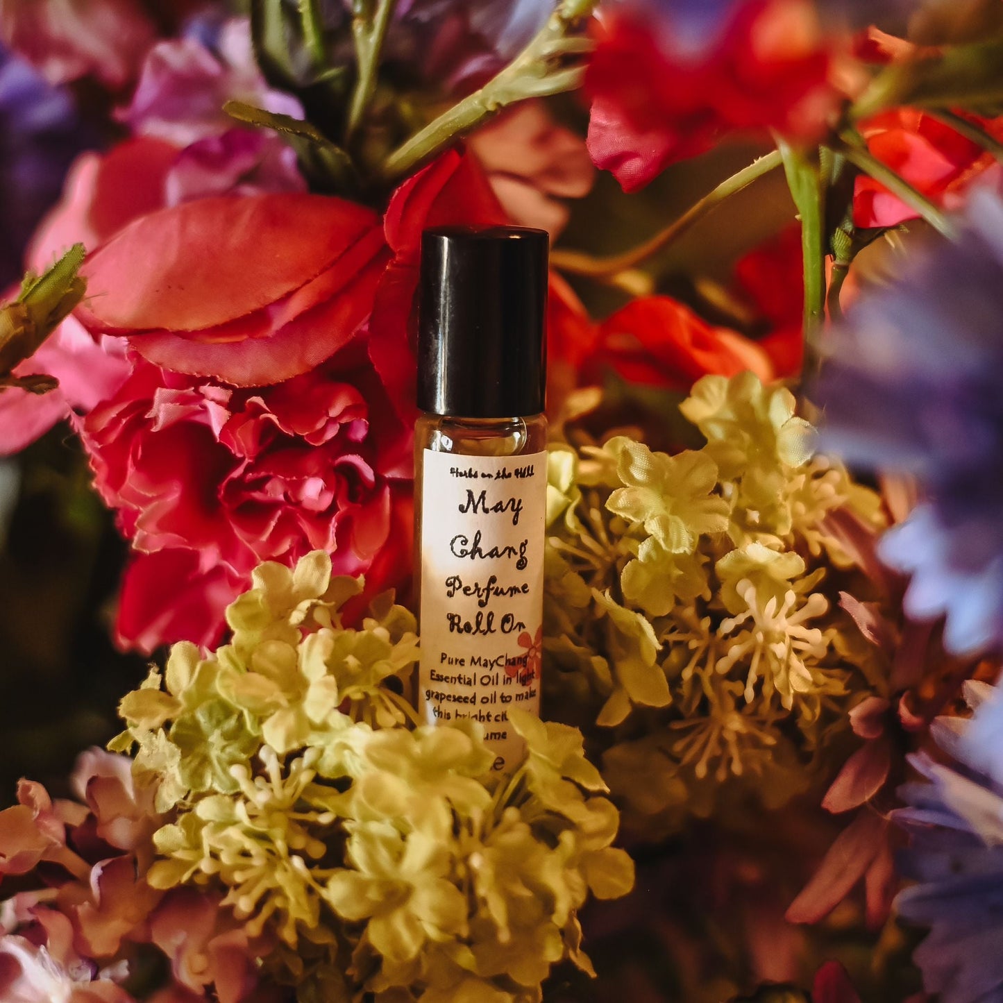 11ml MayChang Perfume Roll-On  ā Zesty, Uplifting, & Bursting with Joy