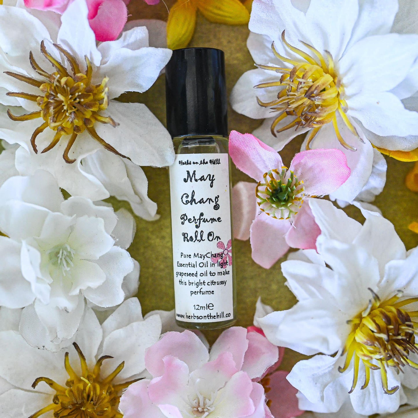11ml MayChang Perfume Roll-On  ā Zesty, Uplifting, & Bursting with Joy