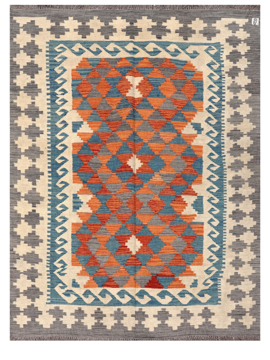Maimana Afghanistan Kilim Rug - 197 x147 cm