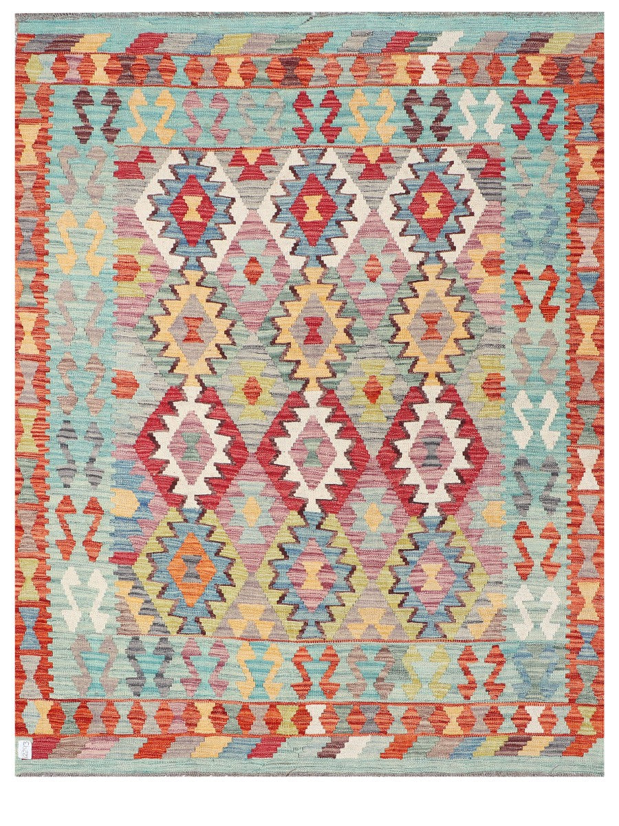 Maimana Afghanistan Kilim Rug - 196 x156 cm
