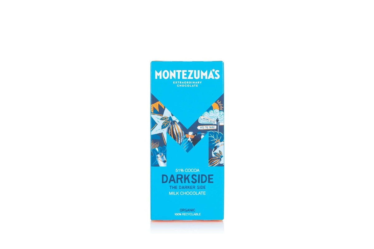 12 x Montezuma Dark Side - 51% Milk - 90g