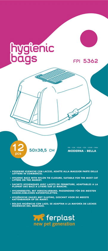 Ferplast Litter Tray Bags 50x38.5cm