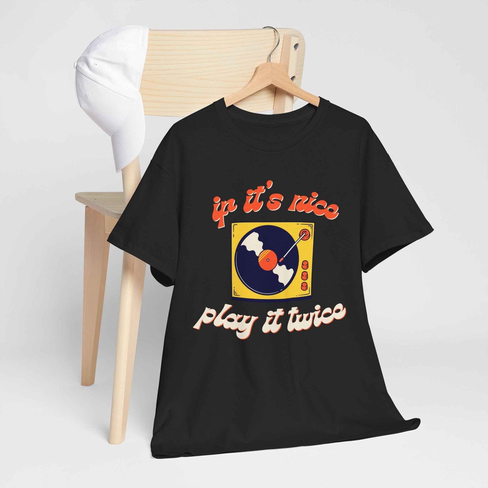 'If It’s Nice, Play It Twice' Vinyl T-Shirt